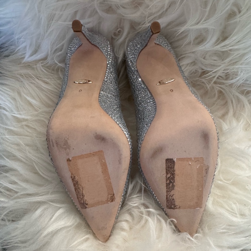 Badgley Mischka Cher ii silver crystal pump - Picture 6 of 6